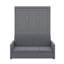 Lit escamotable double pleine grandeur avec coussin-728940598