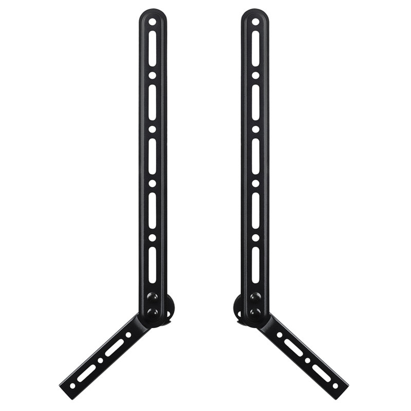 Mount-It Adjustable Sound Bar TV Mount Bracket For Mounting Above & Under TV | Fits 23 to 65 in.