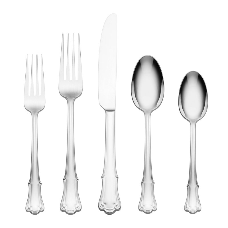 Ensemble de couverts Oneida James Street, Argent argent