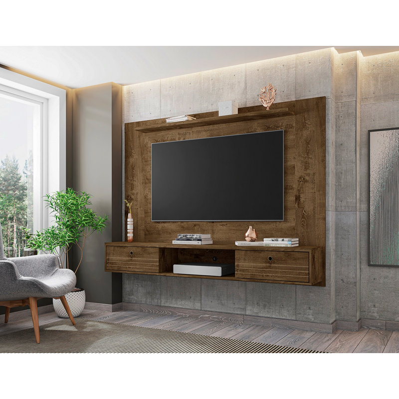 Panneau télé 71 po Liberty brun rustique, Brun rustique