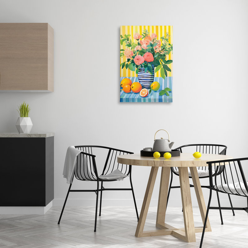 Citrus Floral Display Canvas, design by Creative Studio, 30" H x 20" W