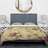 Vintage Purple Flowers - Vintage Floral Duvet Cover Set - Microfiber Polyester-35229166