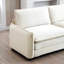 Velours côtelé surdimensionné beige: charme rétro avec 3 repose-pieds et canapé-lit avec repose-pieds: moderne 3 pour les clubs