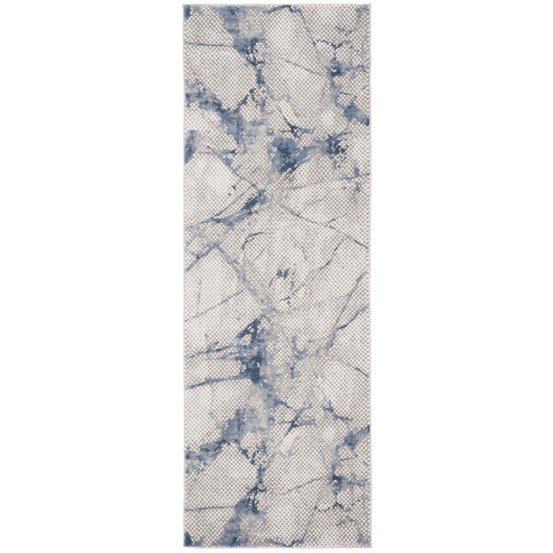 Tapis de zone ivoire Ramon, Tapis de couloir 2 pi 7 po x 8 pi