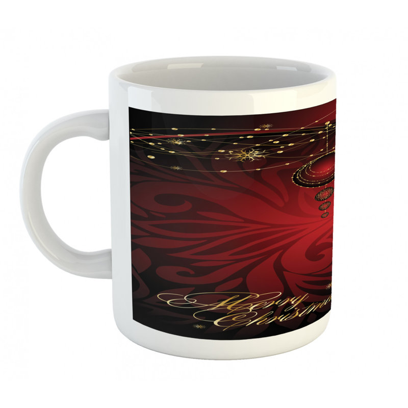 Grande tasse à café floral