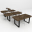 Table de salle à manger extensible en bois: style campagne moderne, pouvant accueillir 6 à 10 personnes, polyvalente pour la cuisine, la salle à manger ou la salle de conférence-1793824456