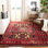 Tapis performance à motif sud-ouest rétro fabriqué à la main Hamadan Ilamae