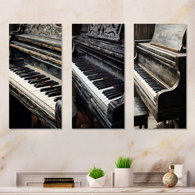 Ensemble de 3 claviers noirs et blancs - Serenity