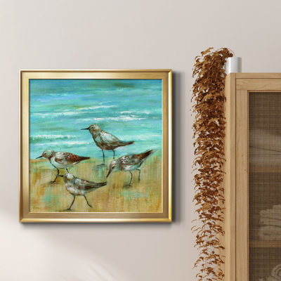 Sandpipers III - Cadre photo, reproduction d'art sur toile