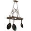 Elana Handcrafted Hanging Pot Rack
