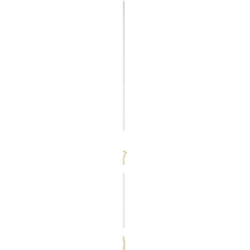 96'' H x 94.5'' W x 0.5'' D Urethane Wainscot Panelling