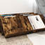 Wood Free Standing Magazine Rack-2118699967