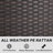 Three-seater Patio Wicker Sofa With Ottomans-1425964378