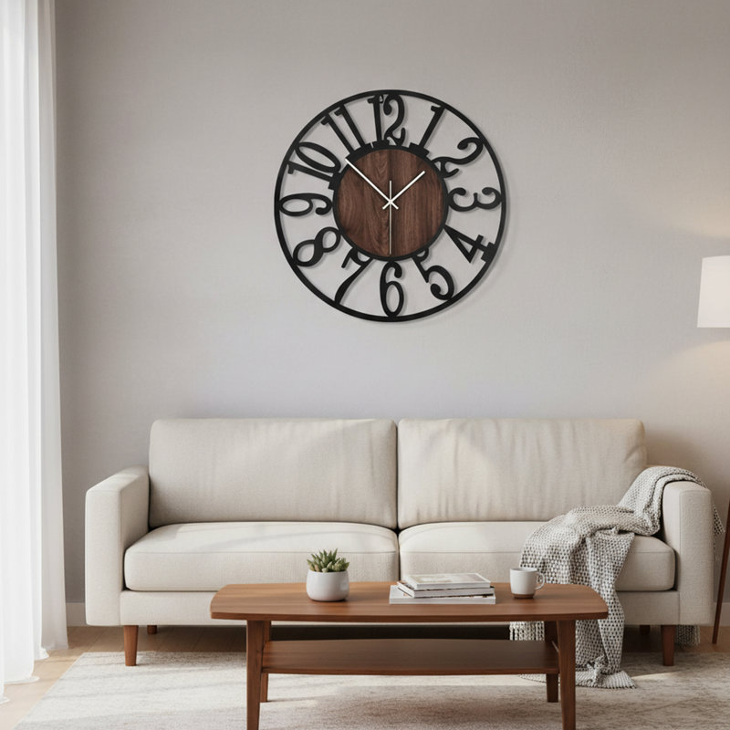 Metal Wall Clock