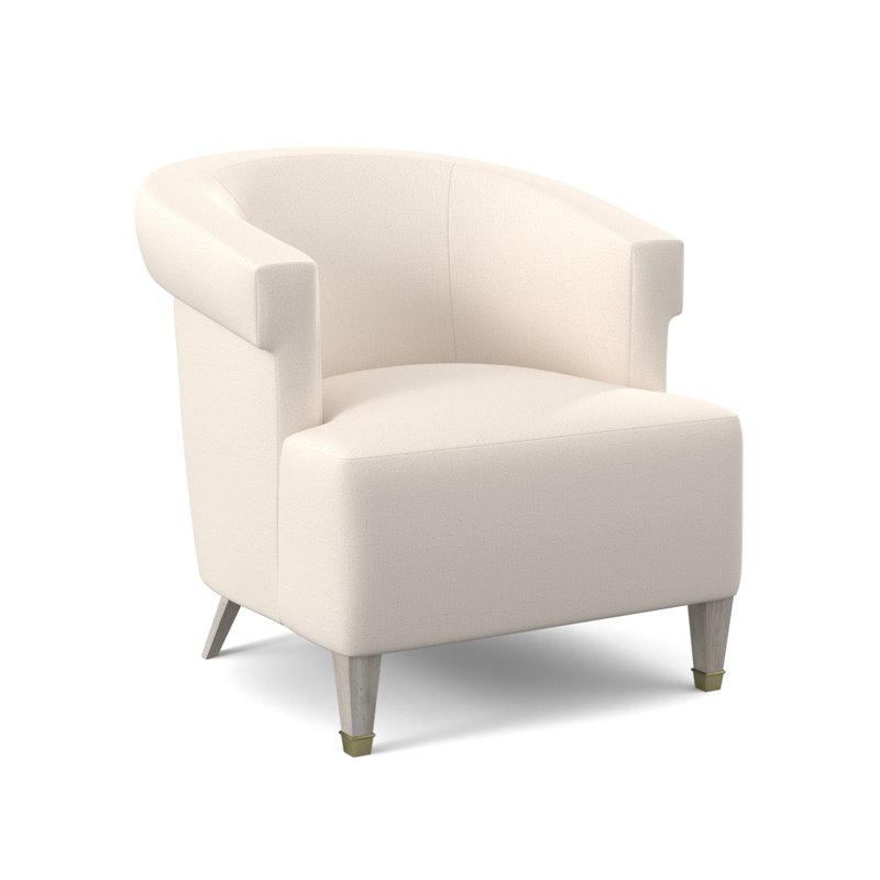 Fauteuil large de 30,5 po Madame, Ivoire de Venise, Bisque