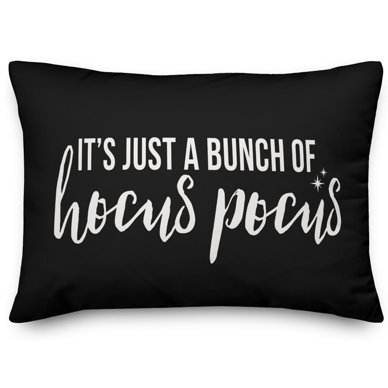  «It's Just a Bunch of Hocus Pocus», coussin lombaire
