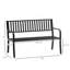 Banc de jardin extérieur, banc de patio