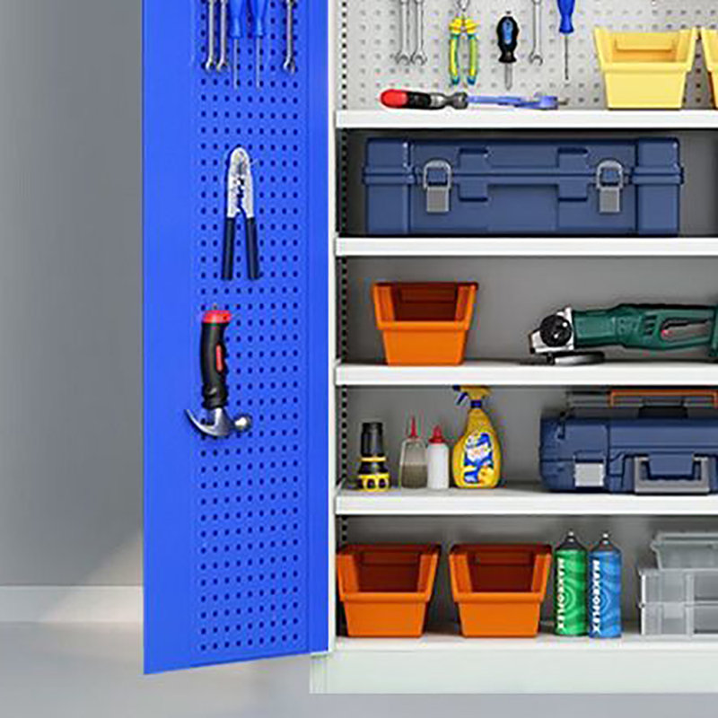 Tool Locker Garage Locker, Blue/Gray