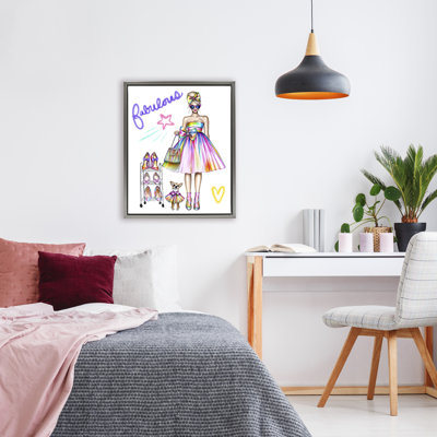 Cadre flottant fabuleux pour fille et chien, design par Jess Stempel