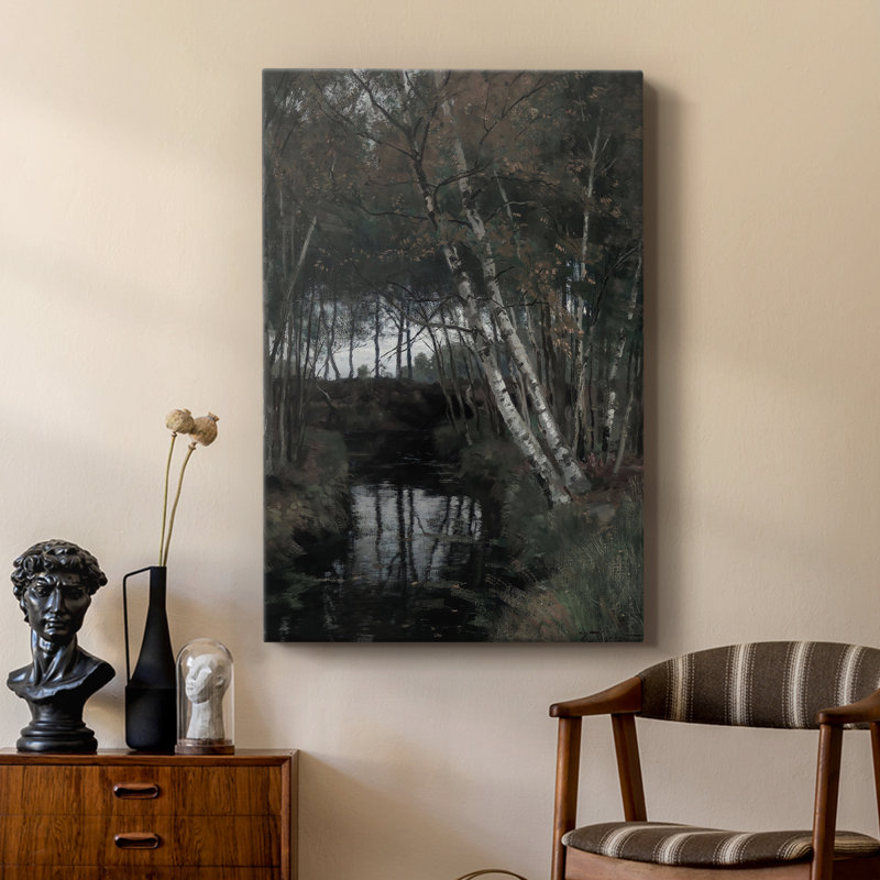 Paysage rétro Cxxvii - galerie Cavas sur mesure, H 12 po x l 8 po