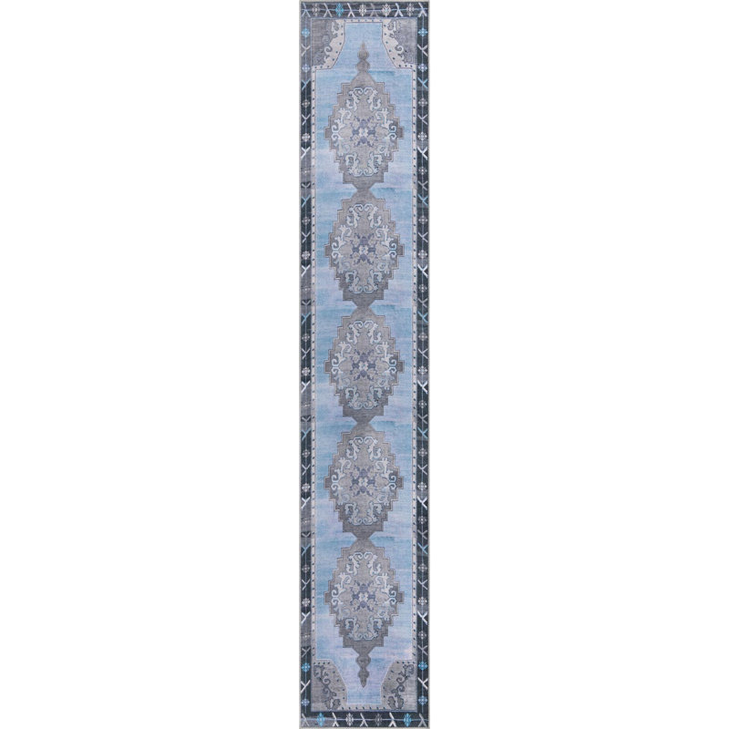 Oppie Oriental Indoor Rug, Runner 2'6" x 14'