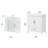 Edion Double Bathroom Vanity with Ceramic Top-1512403665