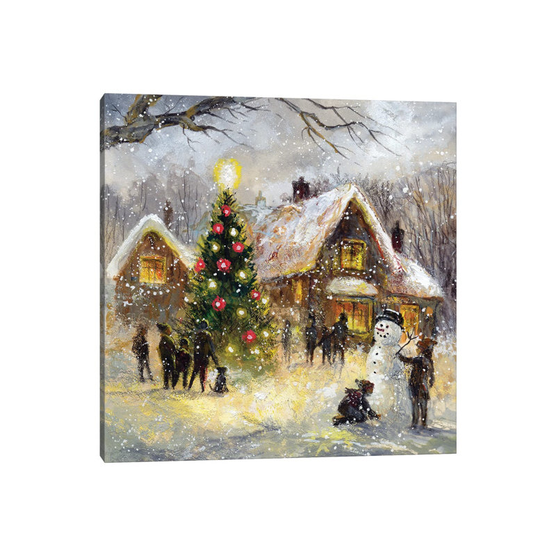 Tree Lighting by Jim Mitchell - Wrapped Canvas Print, 45.72 cm H x 45.72 cm W