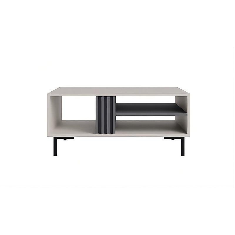 Computer Desk, 76 cm H x 90 cm W x 70 cm D, Cashmere / Anthracite