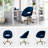 Doreen Velvet Modern Task Chair with Ergonomic Design-975334930