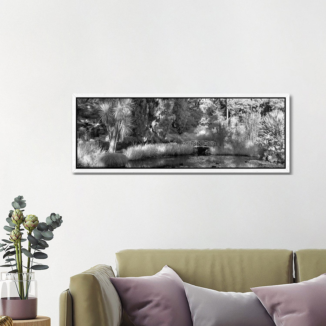 Verschneite Brücke von Sean Davey - Panorama-Leinwand auf Leinwand Giclée auf Leinwand