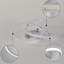 Aziria 3-Light LED Flush Mount Ceiling Light-216906422-216906417-203945666