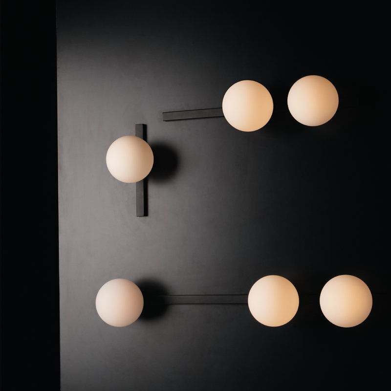 Cameron-Jay Aluminium (hammered) Flush Mounted Sconce