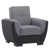 Microfibre / microsuède gris