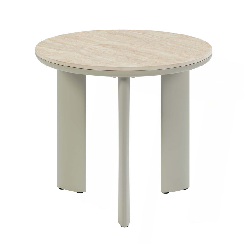 Light Gray Finish End Table