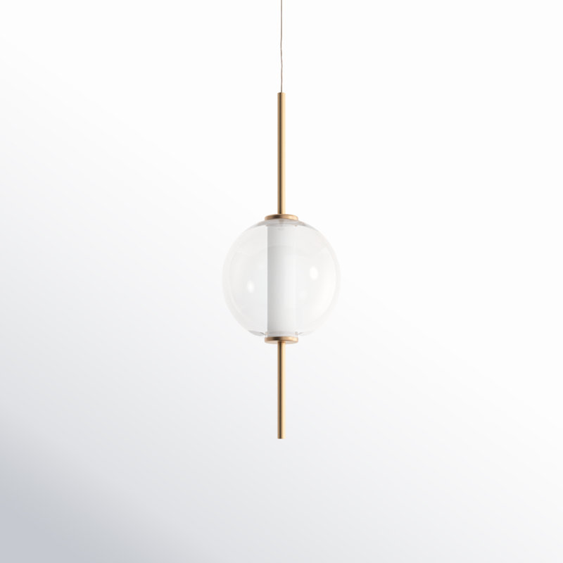 Evansville 1 - Light Gold LED Single Pendant