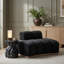 Fauteuil en velours Jace-263642462
