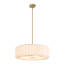 24" 5-Light Pleated Drum Shaded Chandelier-873919599