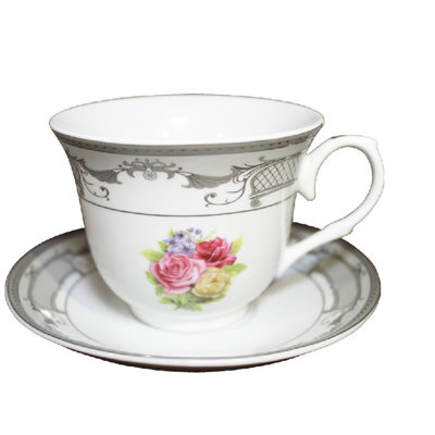 Scheffer Porcelain Teacup and Saucer