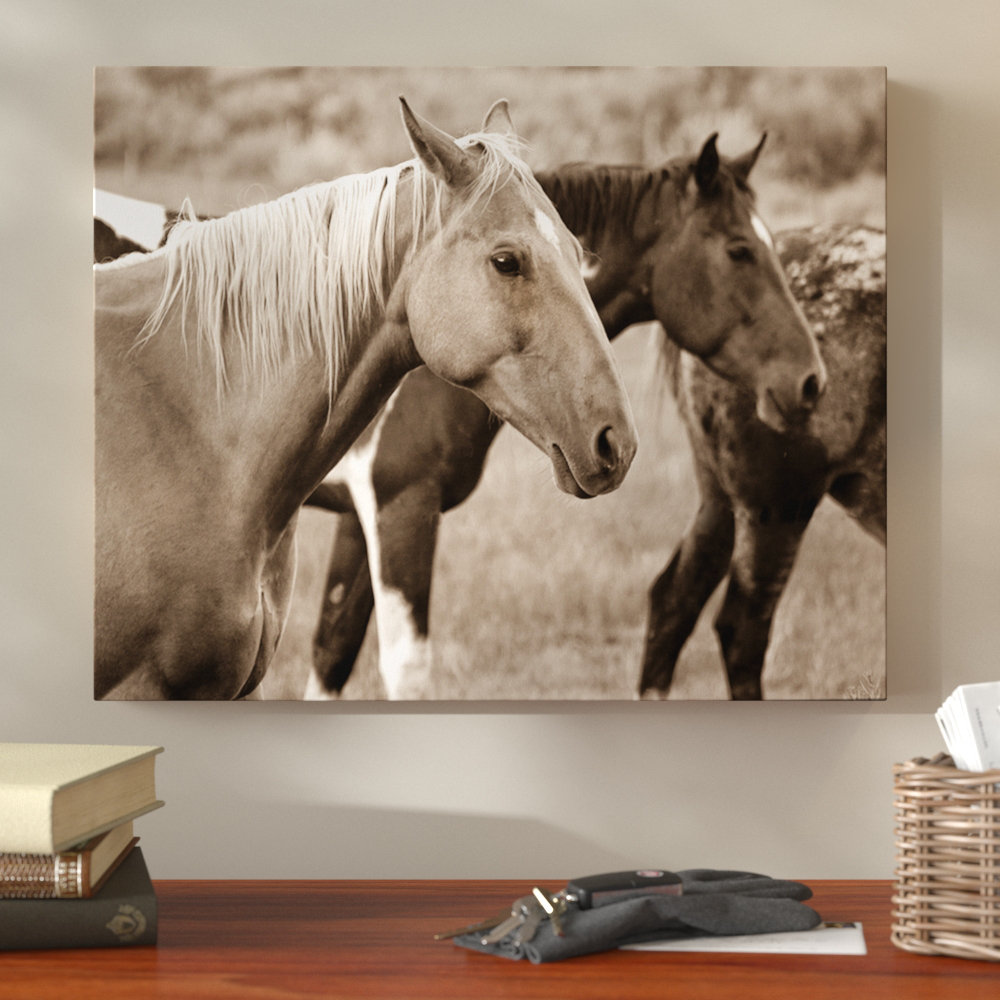 " Horses " by Bartlett Hayes Union Rustic 