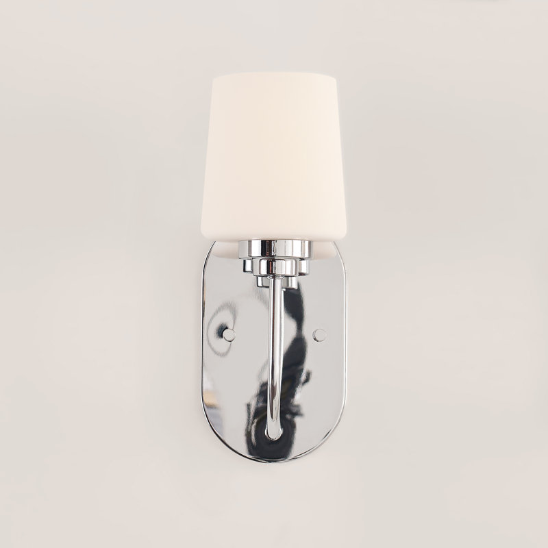 Windom Dimmable Bath Sconce, Chrome, No