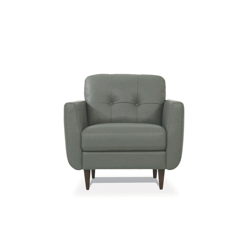 Chaise en cuir pesto Radwan (assemblée)