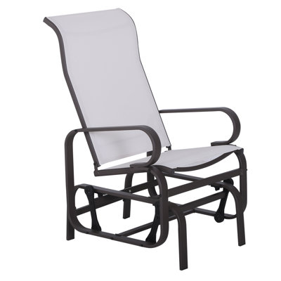 Fauteuil oscillant ergonomique en acier