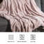 Couverture en fausse fourrure - jeté grand 60 x 80 pouces avec devant en fausse fourrure moelleux et dos en fourrure de vison - Literie pour canapés et lits par Lavish Home-1377061501