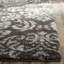 Tapis brun foncé à motif floral Schoch -118782432