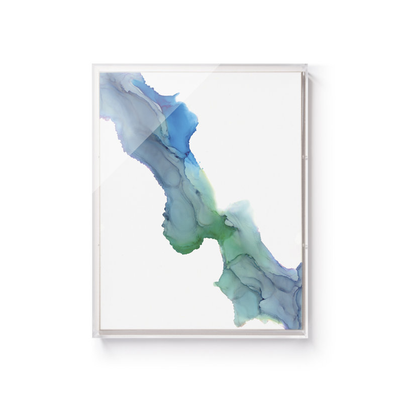 À la dérive par Julie Pelaez, Boîte-cadre, H 18 po x l 24 po
