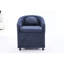 Fauteuil de salle à manger en tissu chenille 30 pièces avec roulettes et assemblage 30 heures-650228518