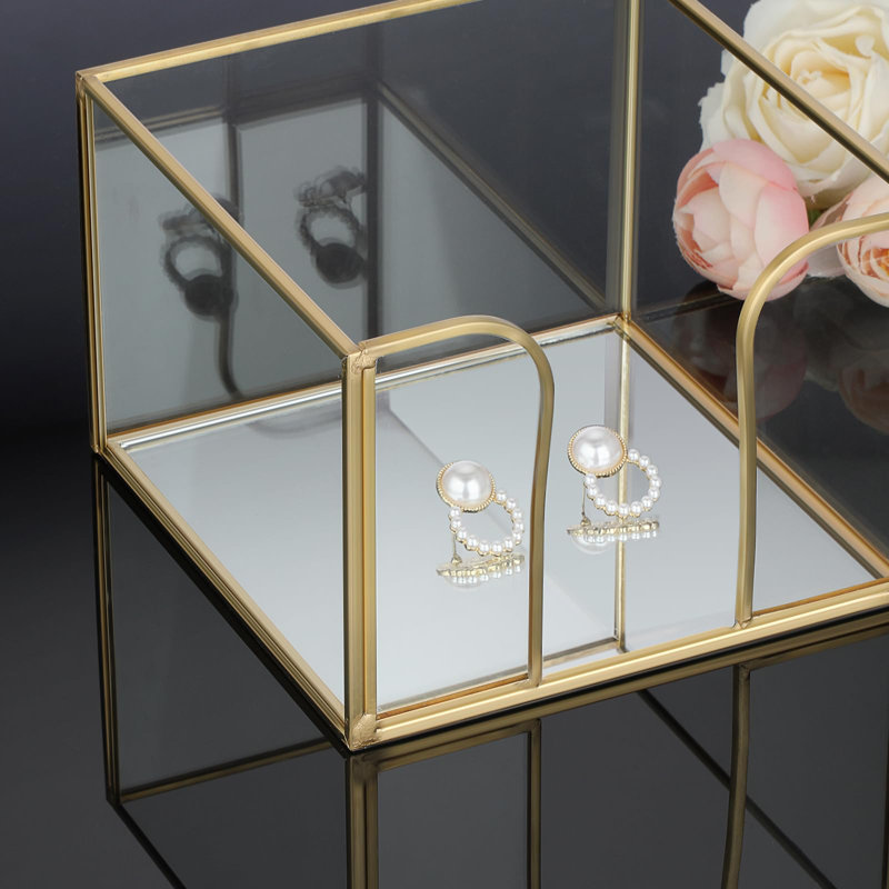 Porte-serviette en verre pour table, porte-serviette cocktail élégant, porte-serviette moderne