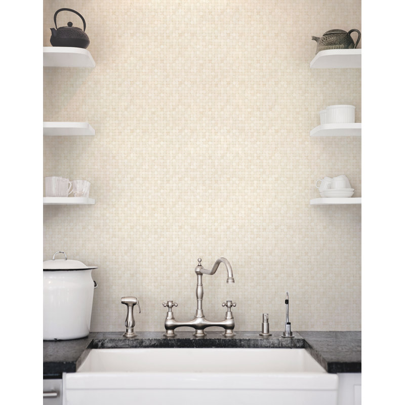 10m x 53cm Matte Wallpaper Roll, Beige