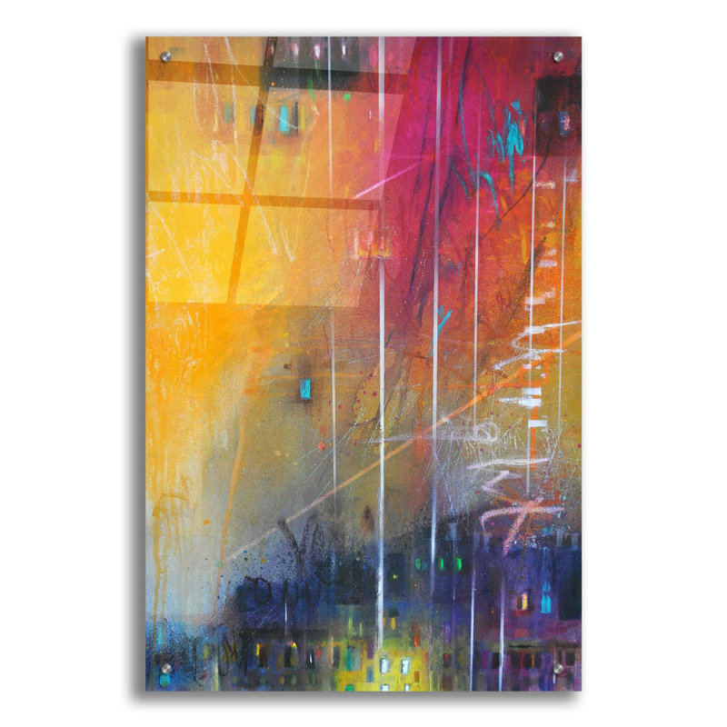 Sur impression plastique / acrylique, H 36 po x l 24 po x P 0,2 po