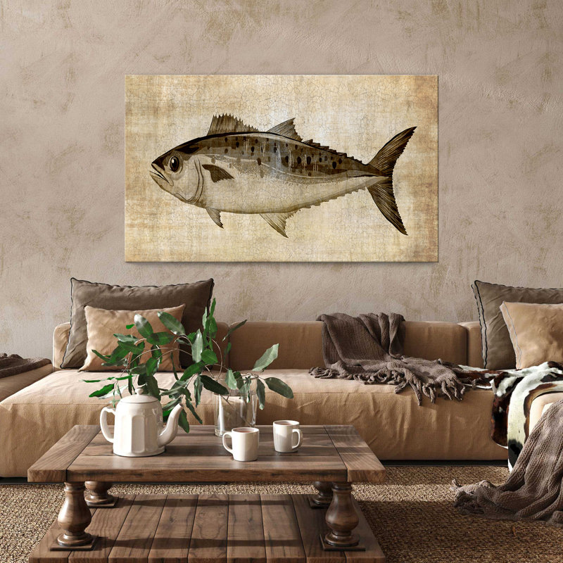 "Big Catch II" par Conrad Knutsen, reproduction sur toile, H 24 po x l 40 po x P 1,5 po
